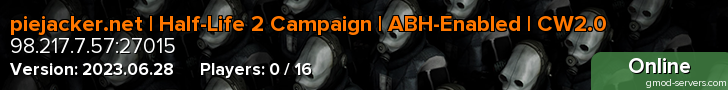 piejacker.net | Half-Life 2 Campaign | ABH-Enabled | CW2.0