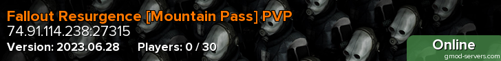 Fallout Resurgence [Mountain Pass] PVP