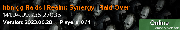 hbn.gg Raids | Realm: Synergy | Raid Over