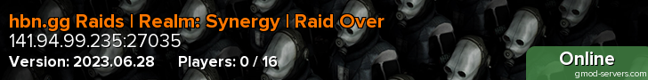 hbn.gg Raids | Realm: Synergy | Raid Over