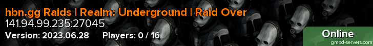 hbn.gg Raids | Realm: Underground | Raid Over