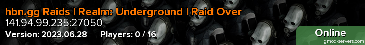hbn.gg Raids | Realm: Underground | Raid Over