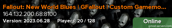 Fallout: New World Blues | GFallout | Custom Gamemode