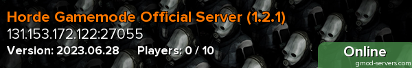 Horde Gamemode Official Server (1.2.1)