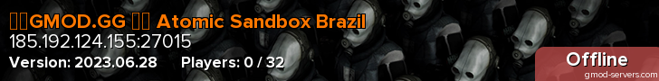 ☢️GMOD.GG ┇️ Atomic Sandbox Brazil