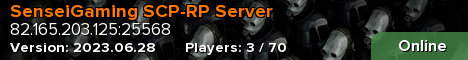 SenseiGaming SCP-RP Server