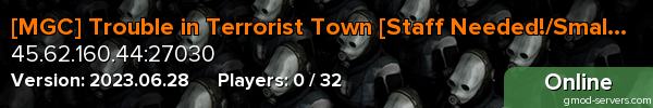 [MGC] Trouble in Terrorist Town [Staff Needed!/Small Downloads]