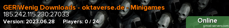 GER|Wenig Downloads - oktaverse.de - Minigames