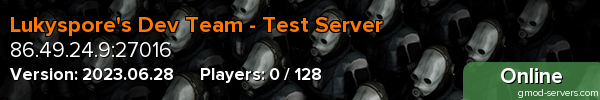 Lukyspore's Dev Team - Test Server