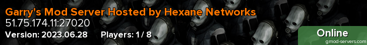 Garry's Mod Server Hosted by Hexane Networks