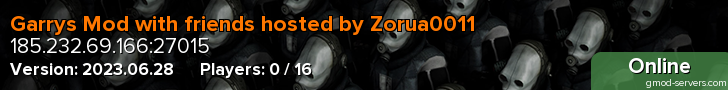 Garrys Mod with friends hosted by Zorua0011