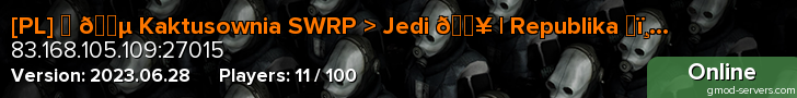 [PL] ► 🌵 Kaktusownia SWRP > Jedi 🔥 | Republika ⚡️