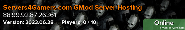 Servers4Gamers.com GMod Server Hosting