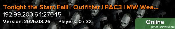 Tonight the Stars Fall! | Outfitter | PAC3 | MW Weapons