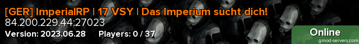 [GER] ImperialRP | 17 VSY | Das Imperium sucht dich!