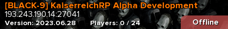 [BLACK-9] KaiserreichRP Alpha Development