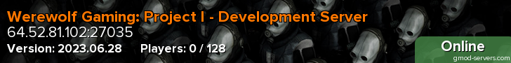 Werewolf Gaming: Project I - Development Server
