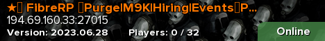 ★▶ FibreRP ▌Purge|M9K|Hiring|Events▌Payouts to richest