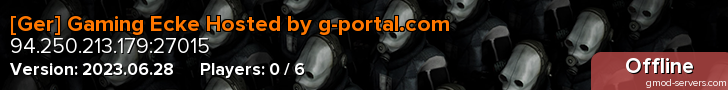 [Ger] Gaming Ecke Hosted by g-portal.com