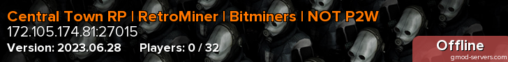 Central Town RP | RetroMiner | Bitminers | NOT P2W