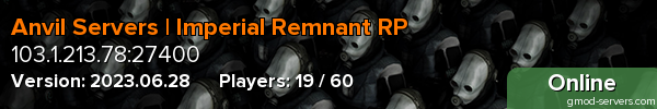 Anvil Servers | Imperial Remnant RP