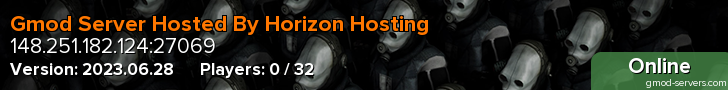 Gmod Server Hosted By Horizon Hosting