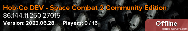 Hob-Co DEV - Space Combat 2 Community Edition