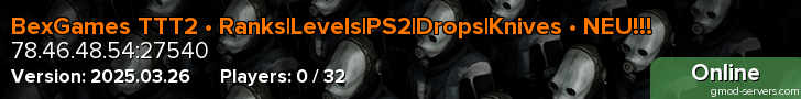BexGames TTT2 • Ranks|Levels|PS2|Drops|Knives • NEU!!!