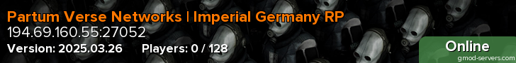 Partum Verse Networks | Imperial Germany RP