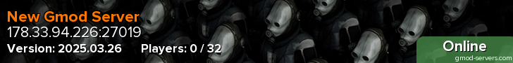 New Gmod Server