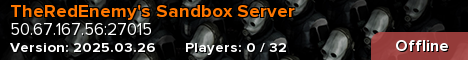 TheRedEnemy's Sandbox Server