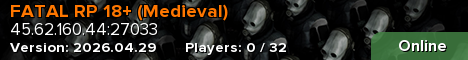 FATAL RP 18+ (Medieval)