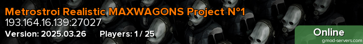 Metrostroi Realistic MAXWAGONS Project №1