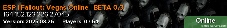 ESP | Fallout: Vegas Online | BETA 0.3