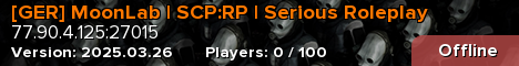 [GER] MoonLab | SCP:RP | Serious Roleplay