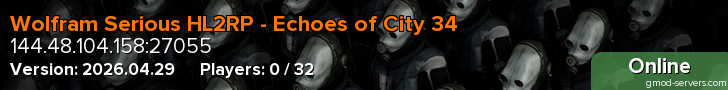 Wolfram Serious HL2RP - Echoes of City 34