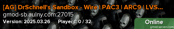 [AG] DrSchnell's Sandbox - Wire | PAC3 | ARC9 | LVS (WIP)