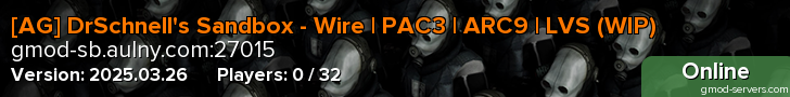 [AG] DrSchnell's Sandbox - Wire | PAC3 | ARC9 | LVS (WIP)