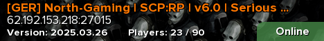 [GER] North-Gaming | SCP:RP | v6.0 | Serious RP