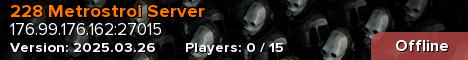 228 Metrostroi Server
