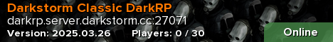 Darkstorm Classic DarkRP
