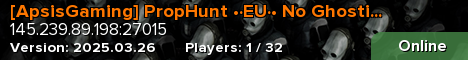 [ApsisGaming] PropHunt •·EU·• No Ghosting • FastDL