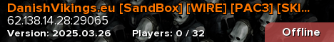 DanishVikings.eu [SandBox] [WIRE] [PAC3] [SKINS]