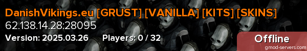 DanishVikings.eu [GRUST] [VANILLA] [KITS] [SKINS]