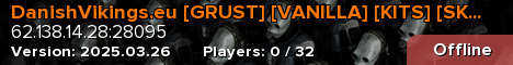 DanishVikings.eu [GRUST] [VANILLA] [KITS] [SKINS]