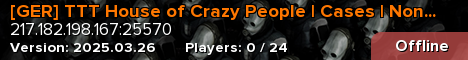 [GER] TTT House of Crazy People | Cases | Non-Profit | Quest
