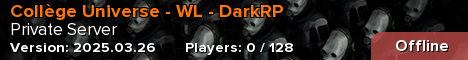 Collège Universe - WL - DarkRP