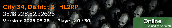 City 34, District 2 | HL2RP