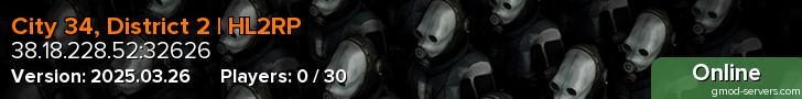 City 34, District 2 | HL2RP