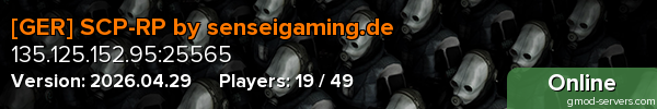 [GER] SCP-RP by senseigaming.de